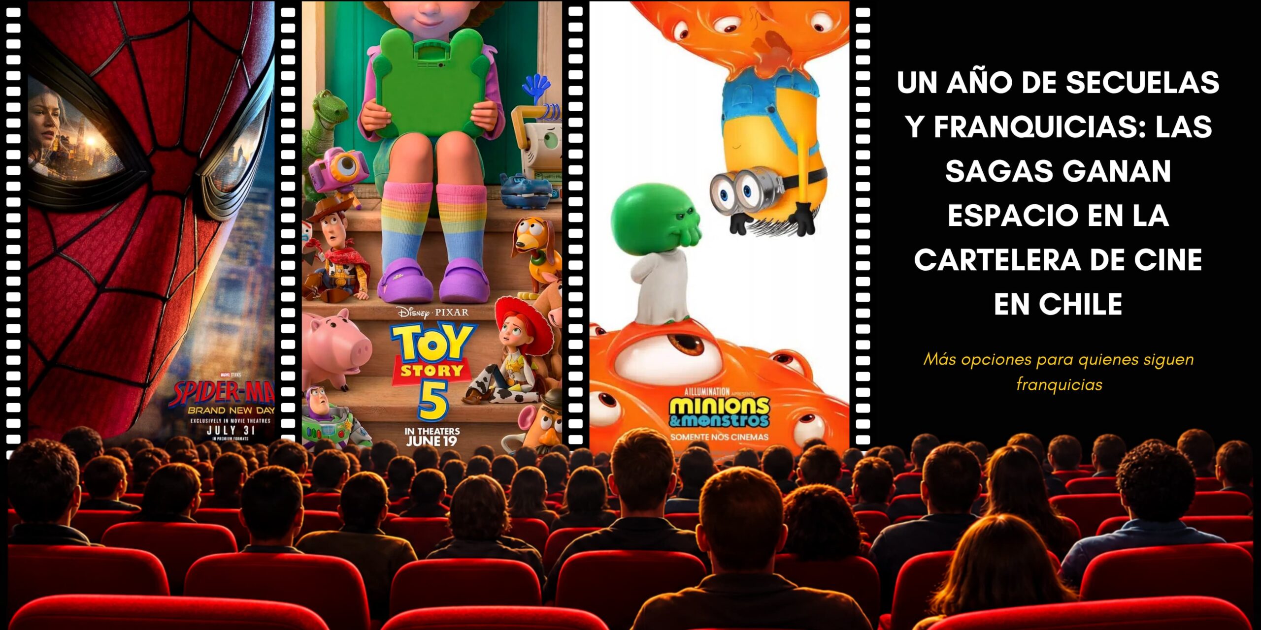 las sagas ganan espacio en la cartelera de cine en Chile 